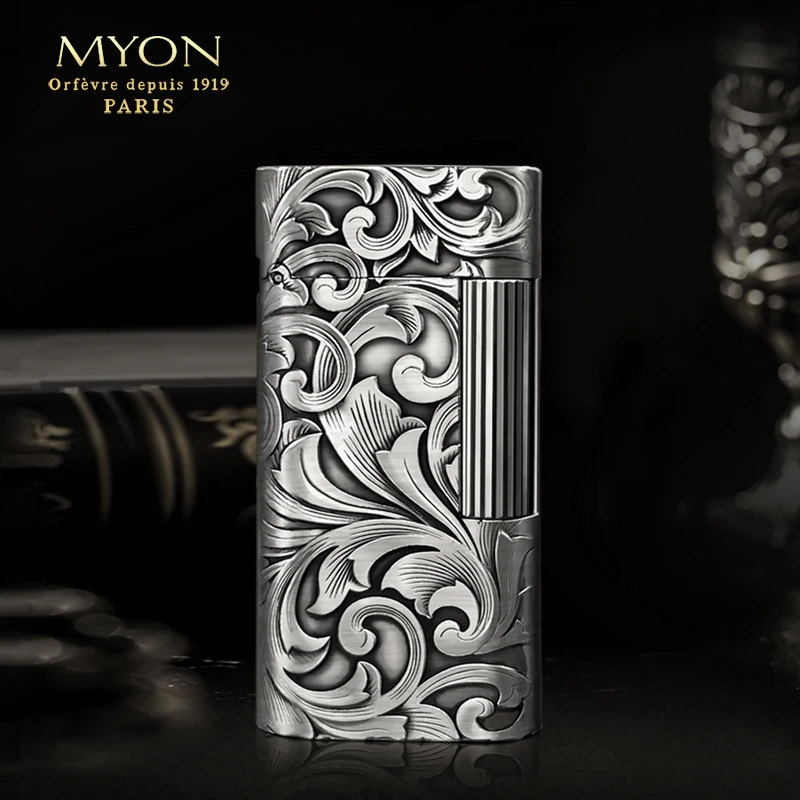 强子爵士待机王大唐草个性打火机镀古银原铜欧洲勉牌煤油打火机