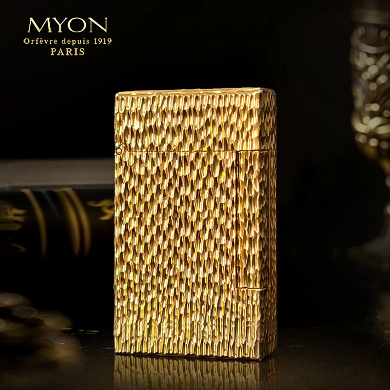 强子M810五面手工雕刻镀真金陨石坑款朗声气体机一机一码欧洲勉牌