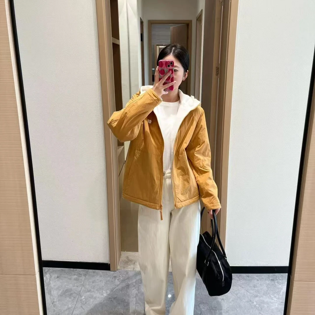 科+同款女士抓绒连帽外套 双面随意搭配 三防面料 不惧严寒 保暖