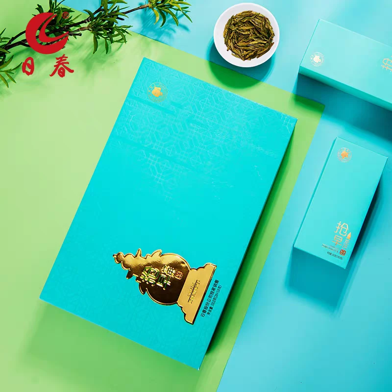 日春茶叶 龙井茶明前礼盒装绿茶【抢早龙井茶1000】春茶100.8g