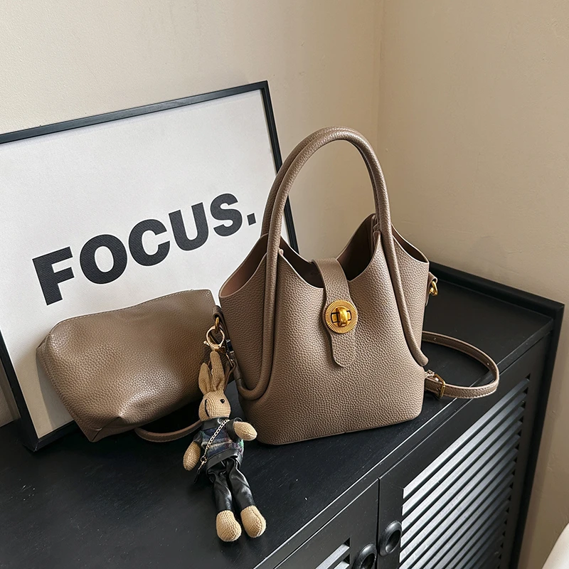 【长24宽12高20】小众轻奢女士时尚百搭子母斜挎包8035