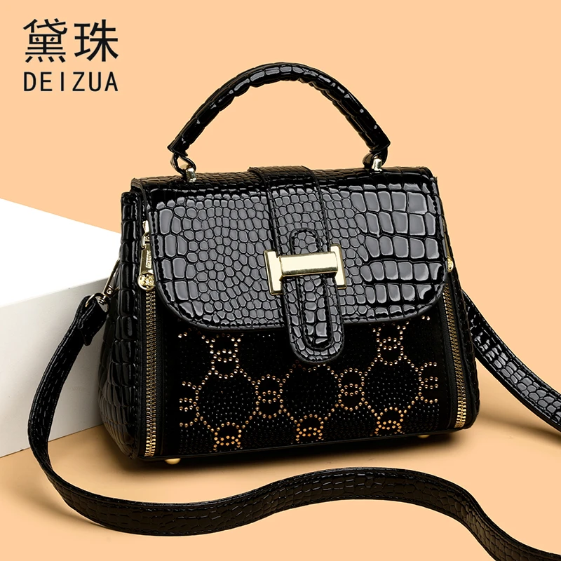 【长23宽18厚12】时尚复古休闲百搭简约潮流斜挎包黛珠107