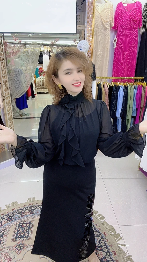 MODA KIZ高端小众立体花朵法式设计感荷叶边套装