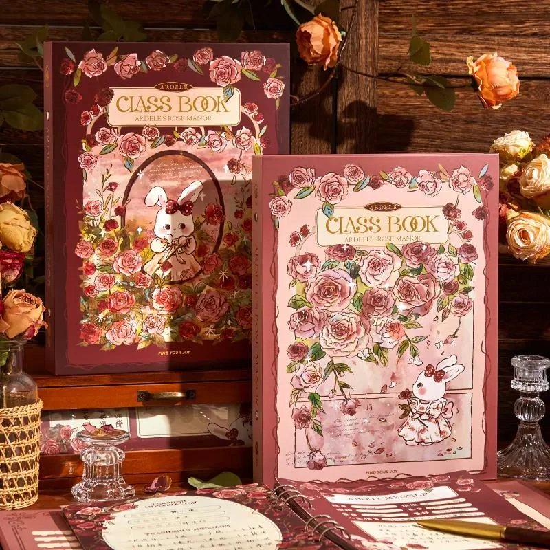 兔年ins风同学录小学生六年级女生可爱高颜值活页本小众感简