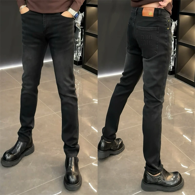 【绅度男装】时尚百搭休闲窄版直筒牛仔裤6857