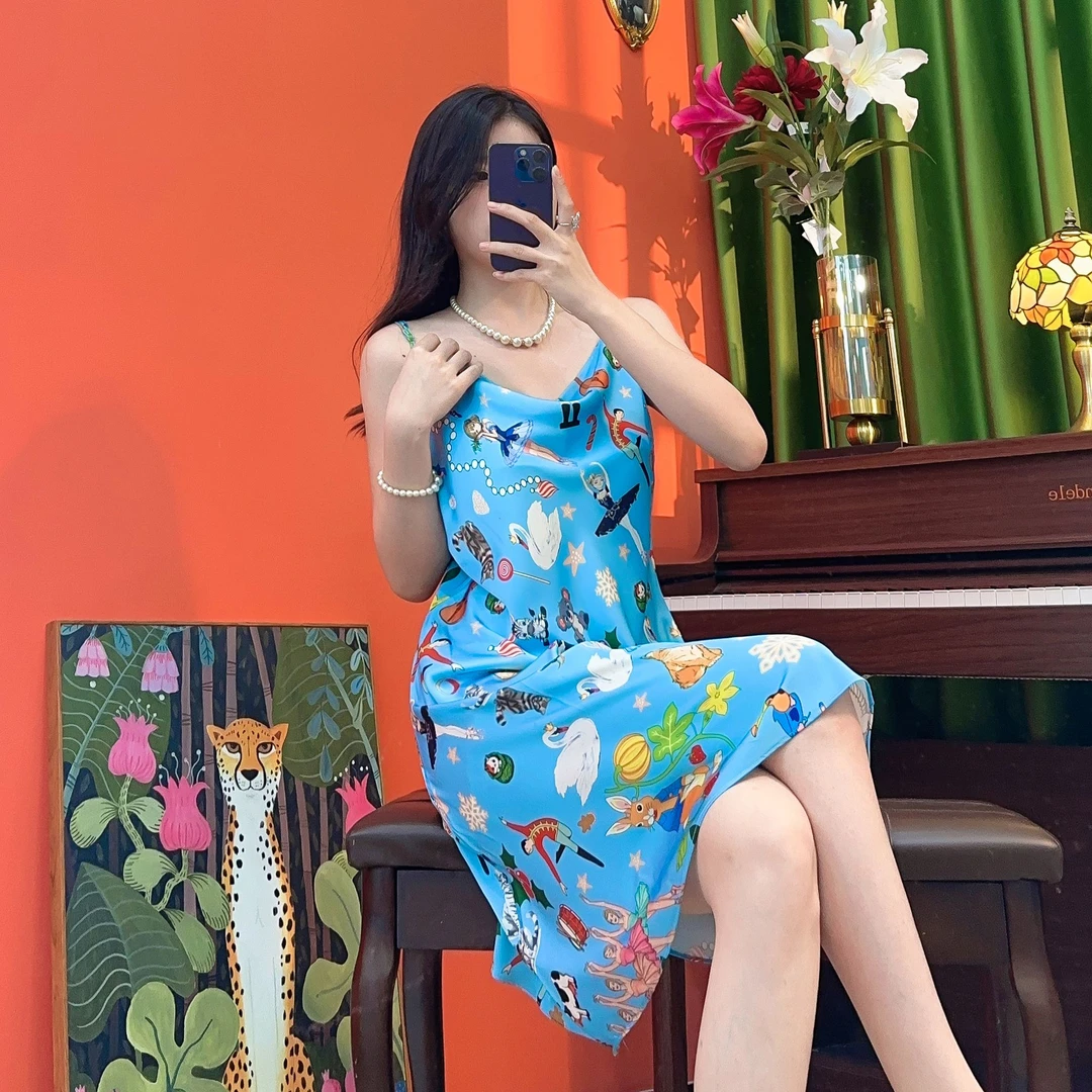 【游乐园丨马戏团 】四季款首发2024新款设计女装吊带裙