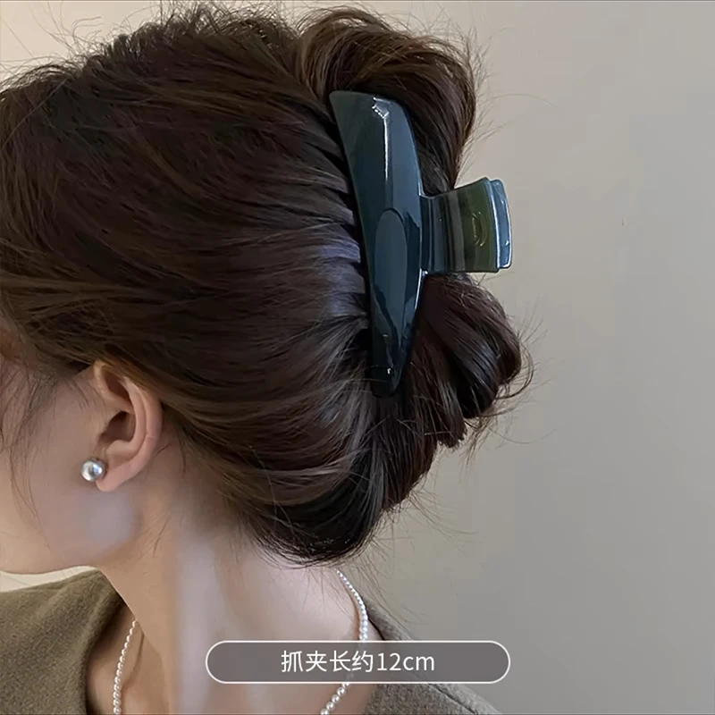 韩国高级感异形简约抓夹女2024新款鲨鱼夹子发夹发饰头饰发卡百搭