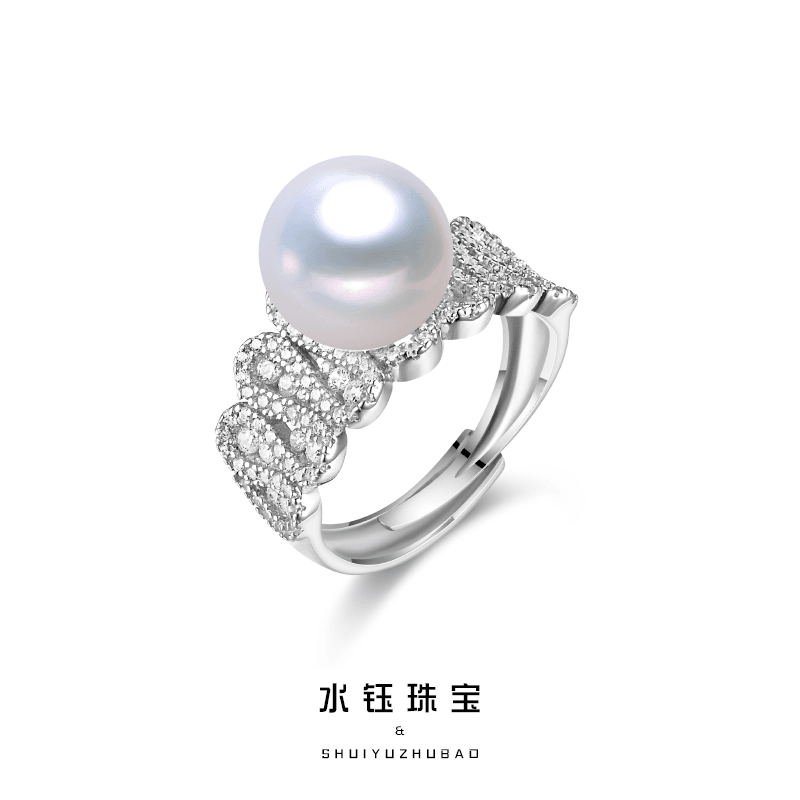 淡水珍珠爱迪生-伊丽莎白戒指 S925银优雅百搭时尚轻奢ZH12660