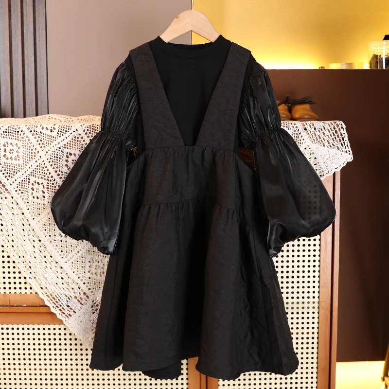 简女童秋季连衣裙2025年新款儿童网纱公主裙洋气小女孩裙子