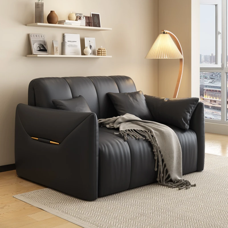 电动沙发床智能无线遥控办公室商务小户型客厅书房多功能折叠伸缩