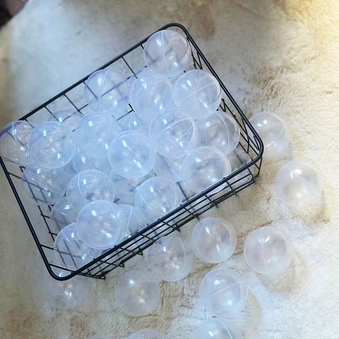 加厚透明直径7cm海洋球手工diy游乐场专用球pe材质玩具球