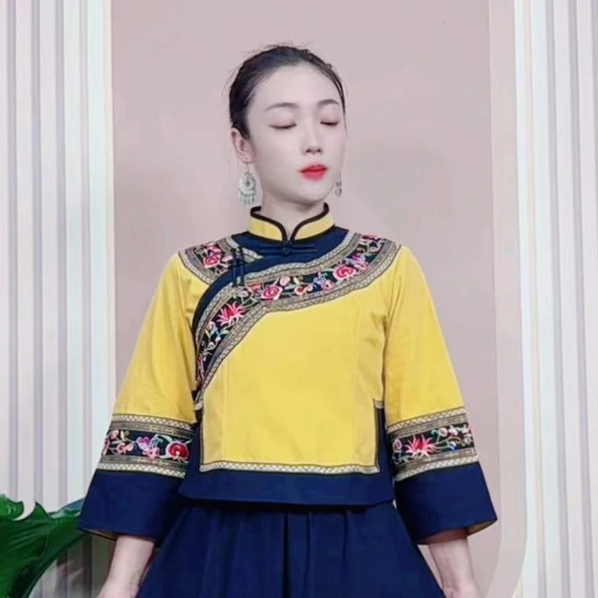 布依族壮族少数民族服饰传统土布a0yk0ky1