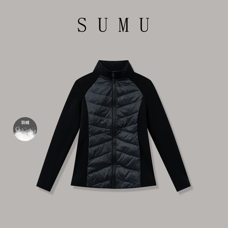 宿慕SUMU 女款鹅绒外套11-30冬款2024新款时尚休闲鹅绒服H77001