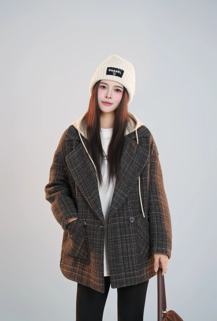 宿慕SUMU 女款白鸭绒羽绒外套11-22冬季2024新款时尚外套A1604G