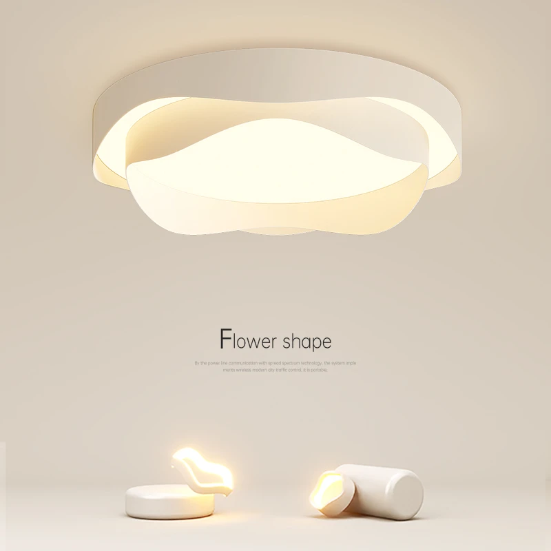 主卧室灯简约现代led吸顶灯极简客厅灯圆形创意书房灯餐厅房间灯