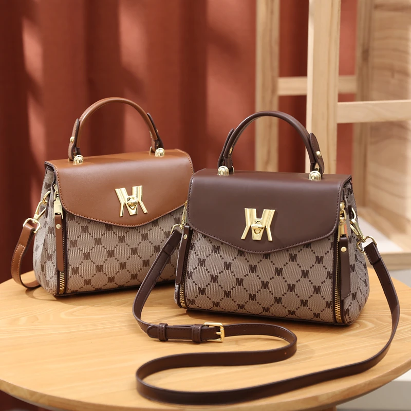 NIFEIER/妮菲尔高级感经典百搭单肩斜挎手提女包包轻奢潮流时尚