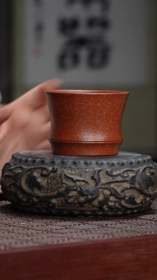 【闪购商品】紫砂茶杯福利,泥料体验红降坡