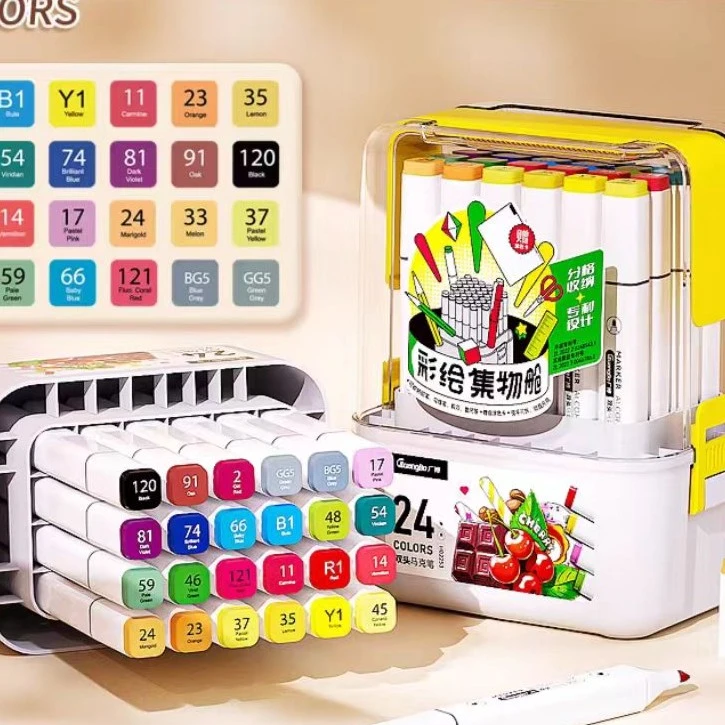 广博24色马克笔2253