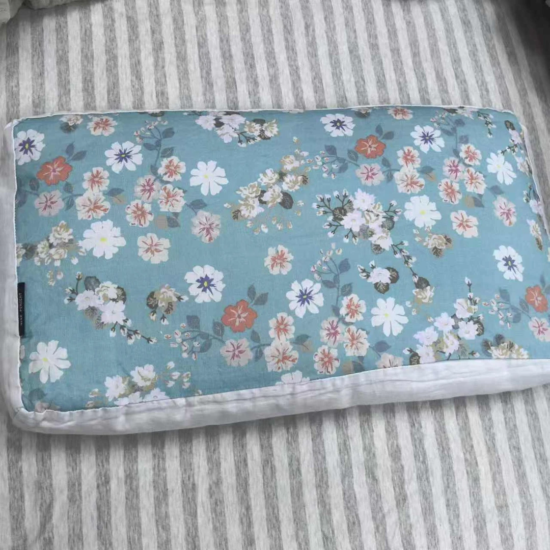 Q303【汉麻】枕头荞麦皮薰衣草四季枕头印花抑菌透气吸汗