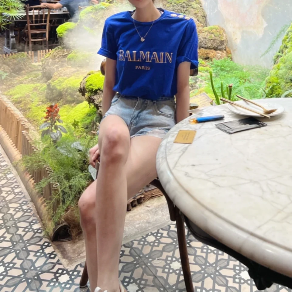 全新未使用 BALMAIN/巴尔曼 T恤 40P234038475
