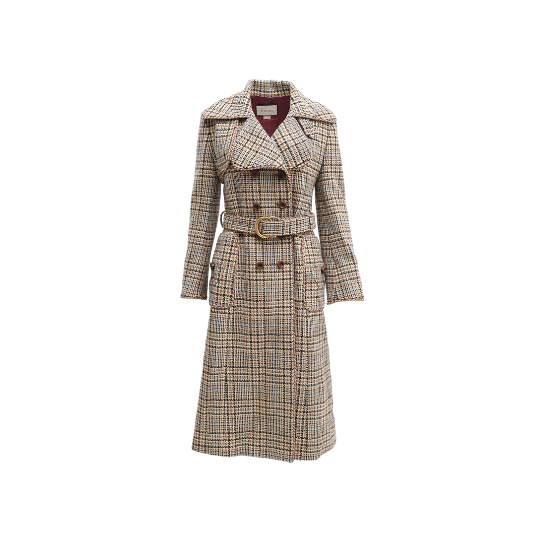 95新 GUCCI/古驰 外套 38 拼色 羊毛 常规码38码 P224621919