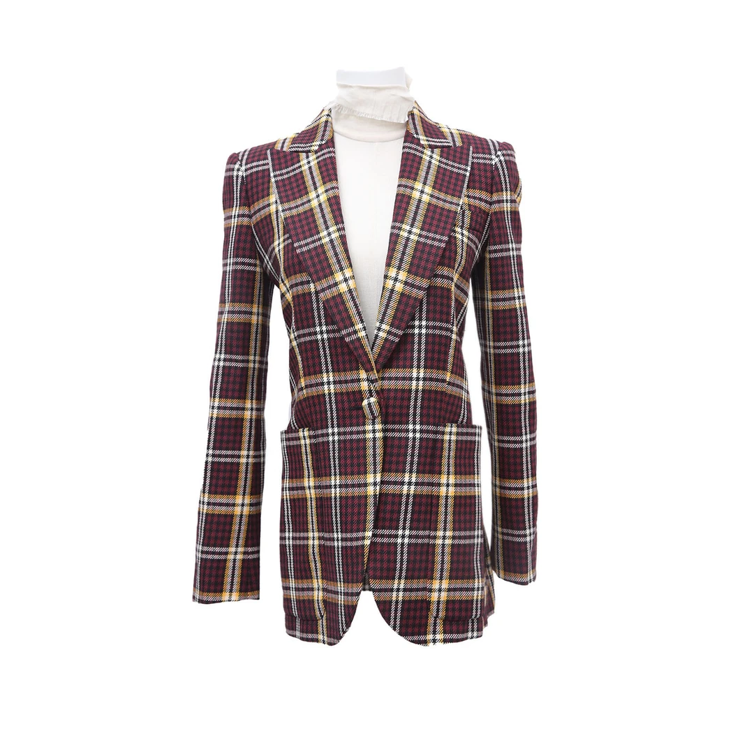 全新未使用 BURBERRY/博柏利 西装外套 拼色 英国码4 P203971565