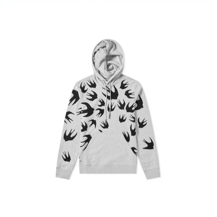 全新未使用  灰黑燕子帽衫 棉 TP018620