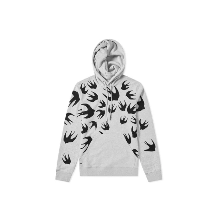 全新未使用  灰黑燕子帽衫棉 TP018620