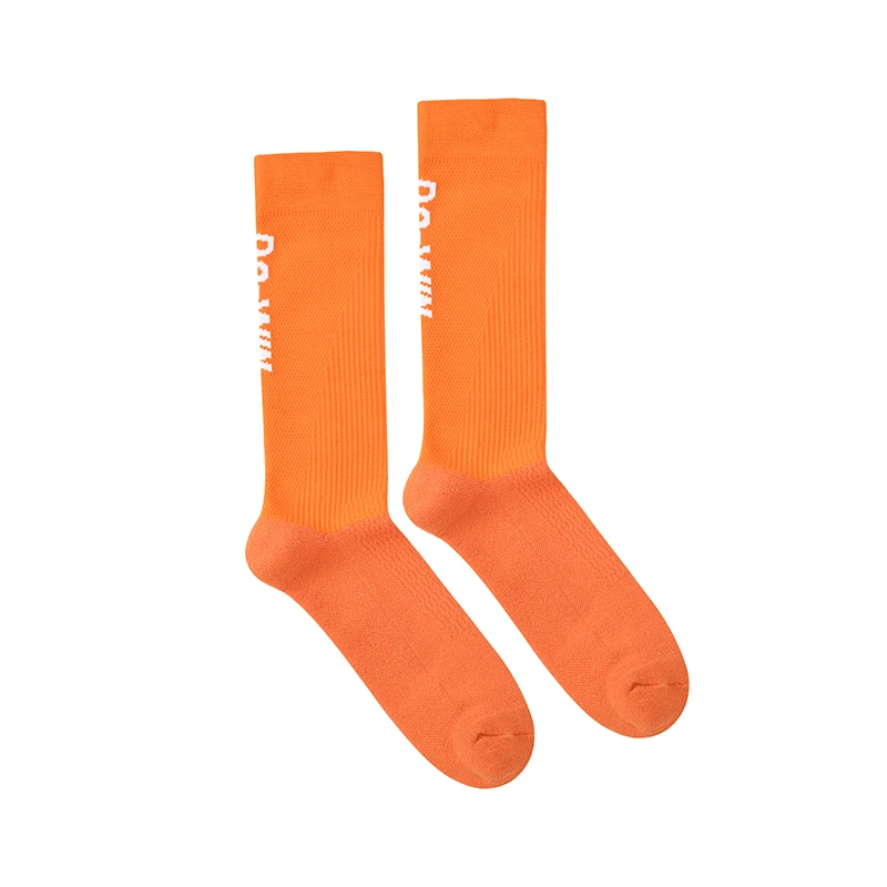 多威Dowin针织秋冬运动弹力袜2025年新款跑步健身多巴胺长筒袜