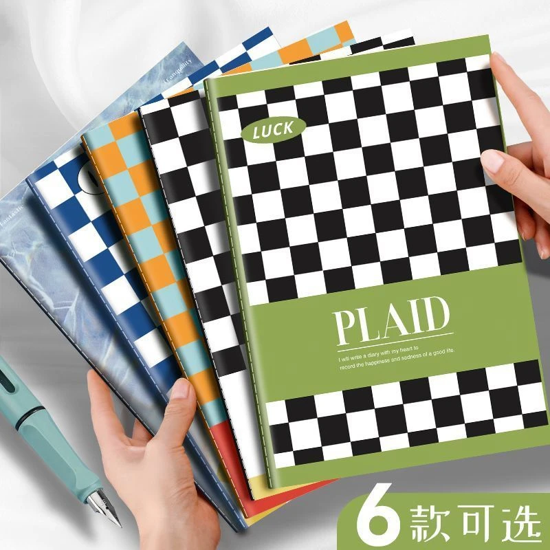 a5缝线笔记本加厚b5车线本子简约文艺记事本大中小学生软面抄日记