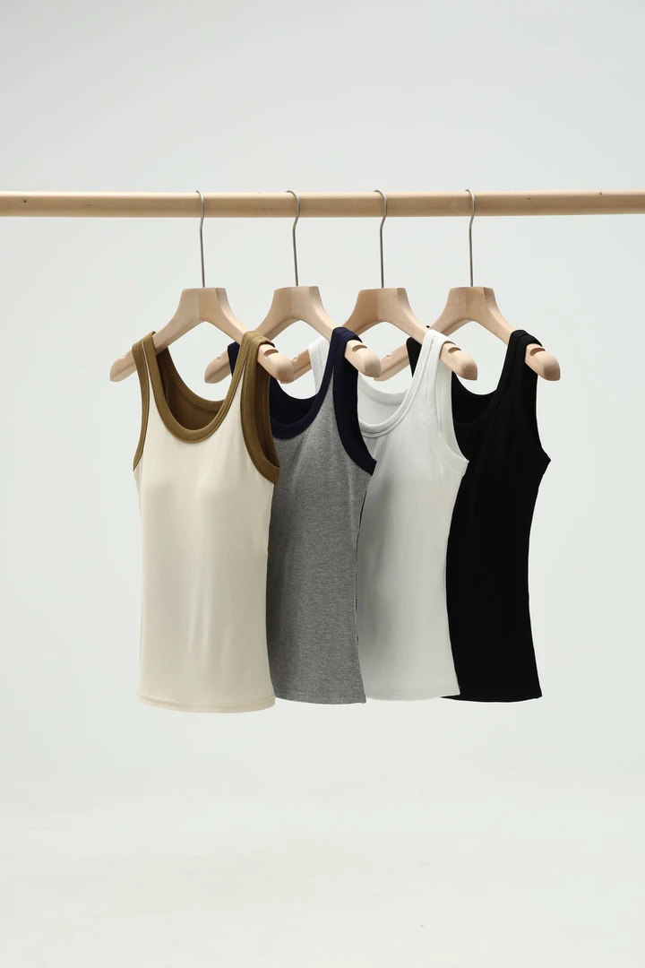 遮副乳背心百搭加胸垫美背