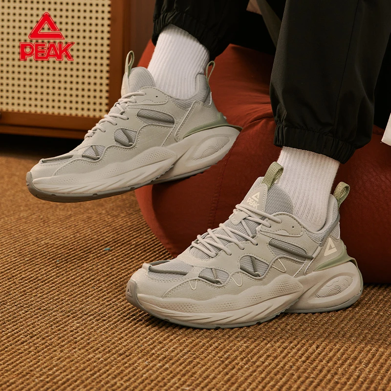 匹克态极面包鞋新款潮鞋情侣款潮流老爹鞋时尚休闲鞋/DE310097