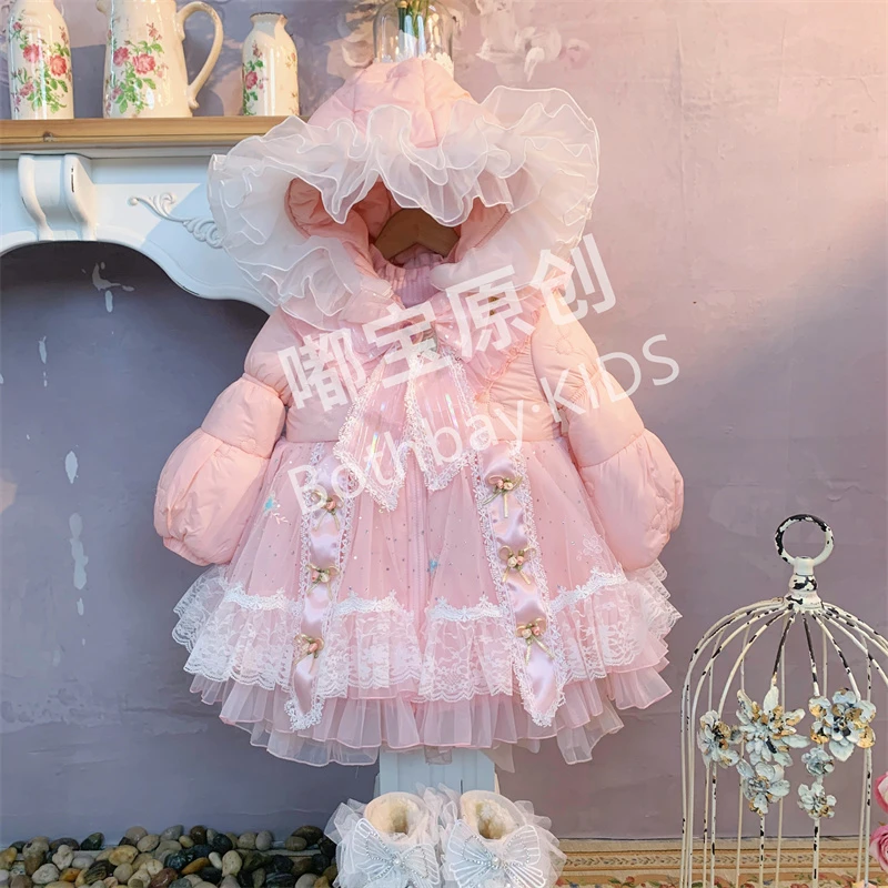 【Bothbaby原创】儿童秋冬棉服重工洛丽塔女孩洋气棉衣【梦幻童年】