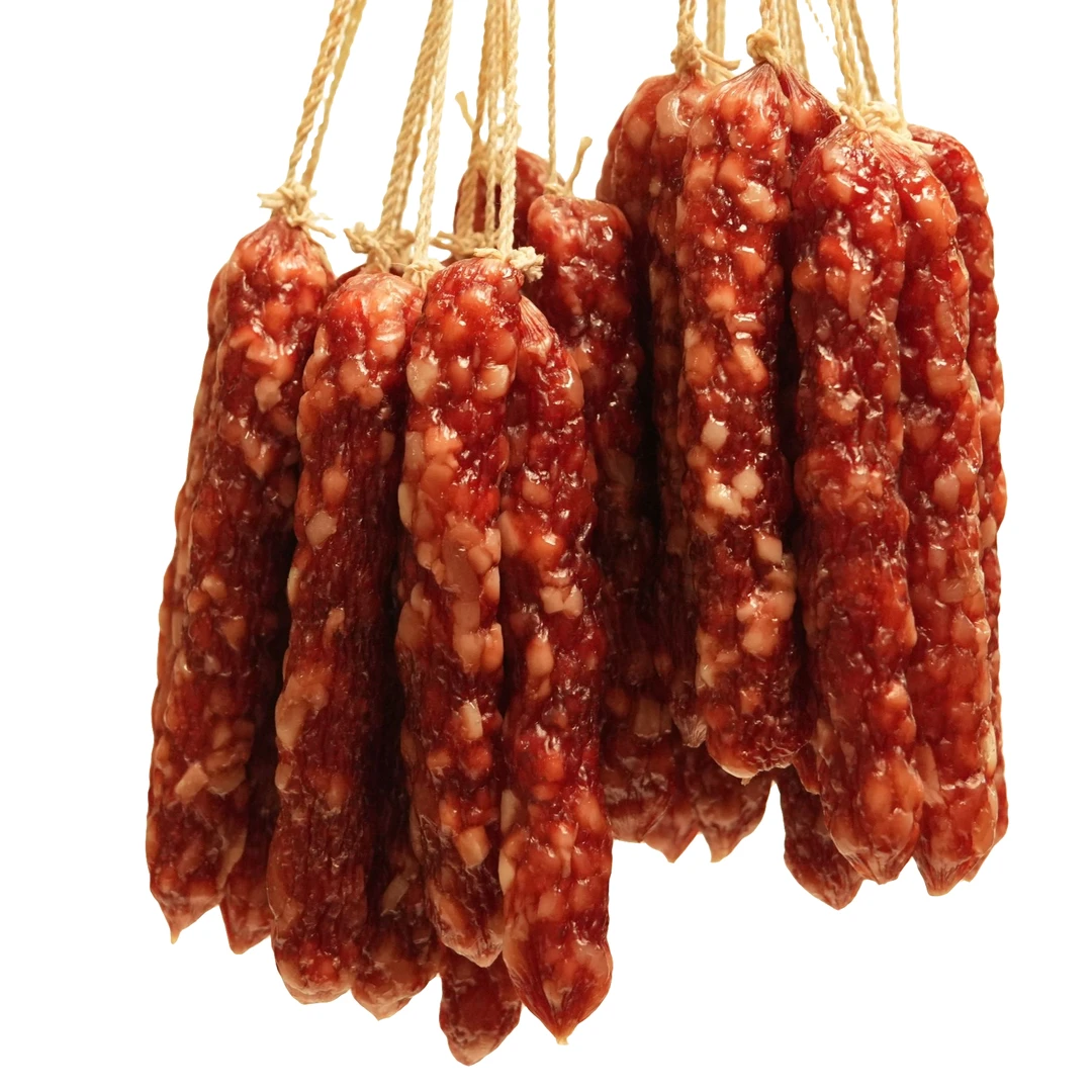 珠海特产美食赵氏广式腊味咸香猪肉腊肠三肥七瘦
