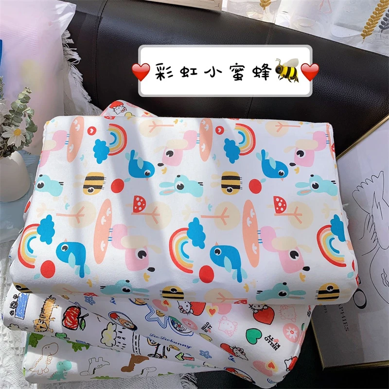 儿童枕头儿童乳胶枕头记忆枕头幼儿园小学生小孩棉质吸汗透气单人