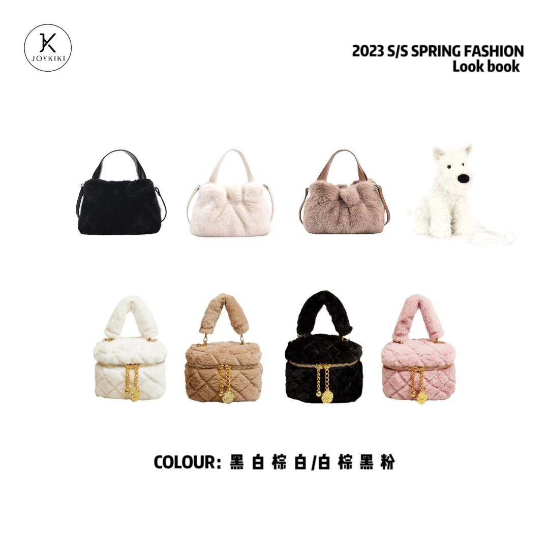 金金JOY KIKI毛毛秋冬手拿包 J23P207