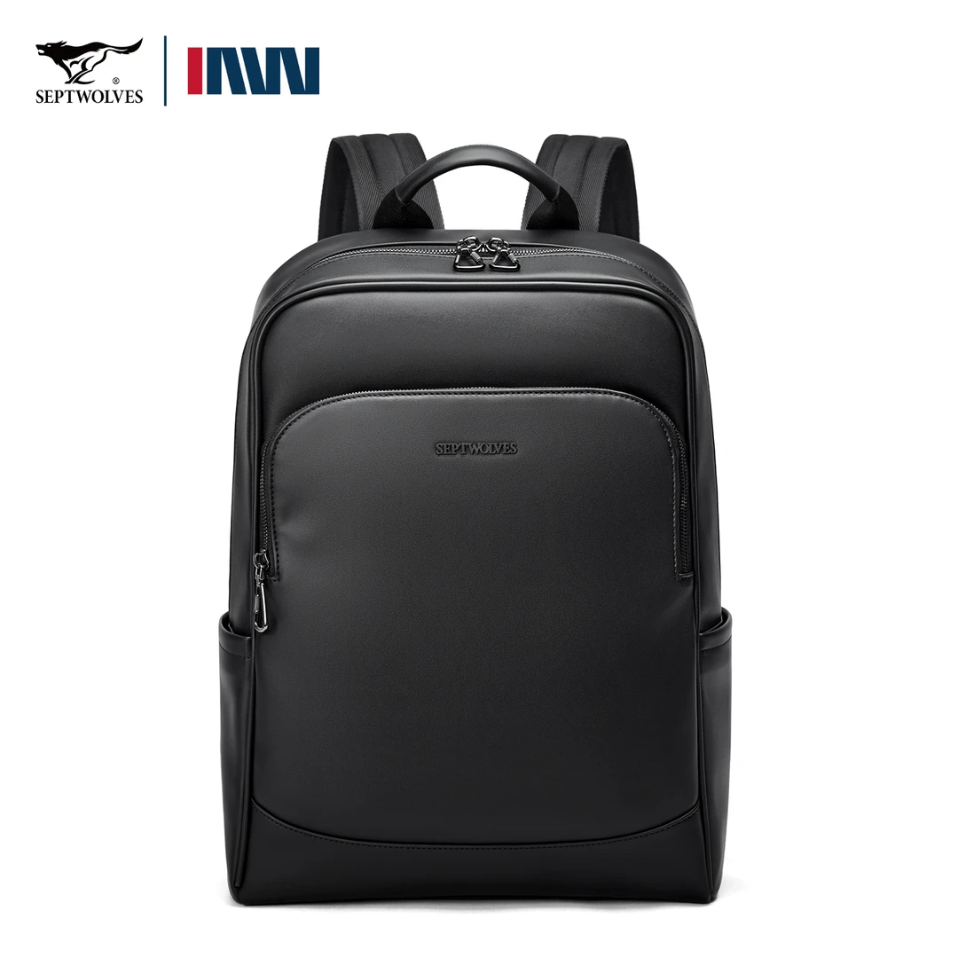 七匹狼男士双肩包休闲商务旅行背包大容量时尚多功能电脑包书包