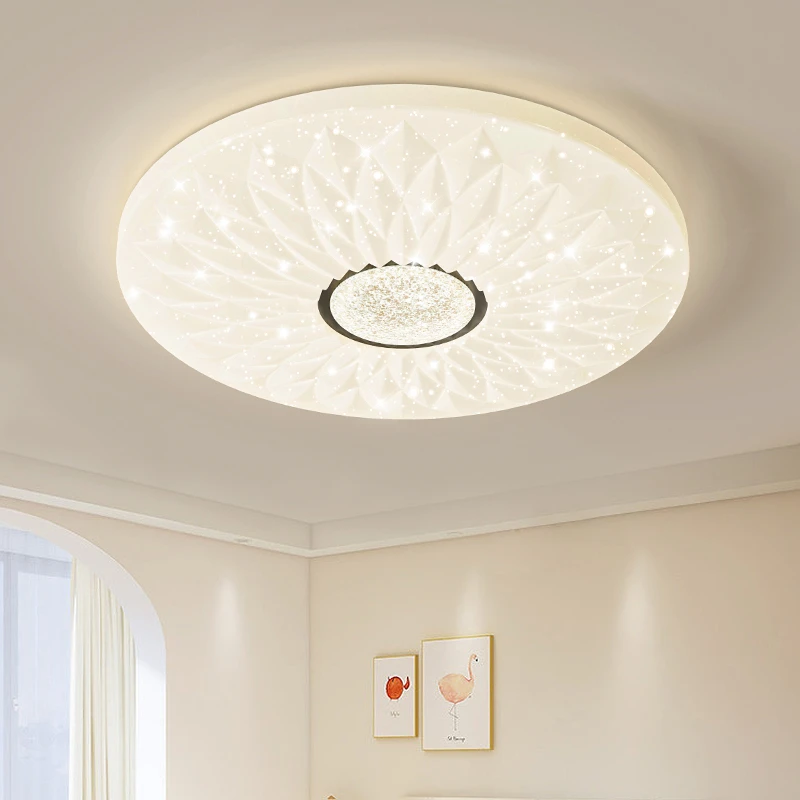 简约大气卧室灯新款家用主卧灯餐厅书房圆形创意网红led吸顶灯