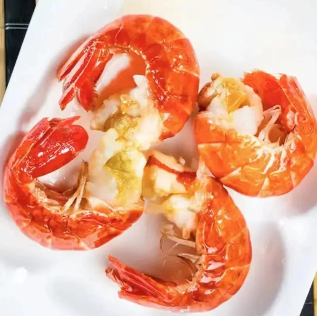 一级大号现扒带头黄龙虾尾一斤90到100粒到手五斤