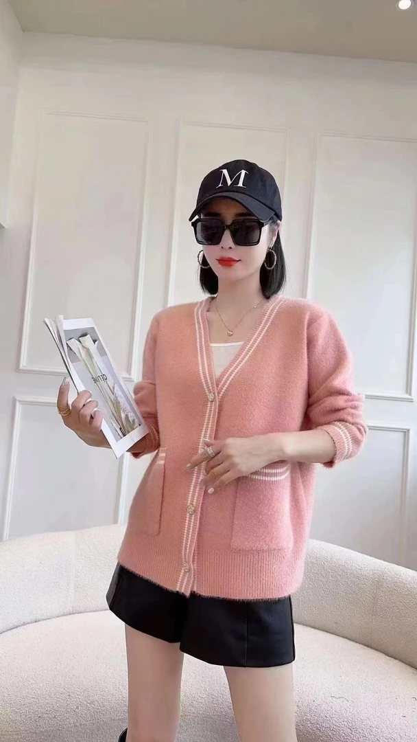 毛衣开衫女2024年新款秋季加厚时尚韩版宽松慵懒针织外套