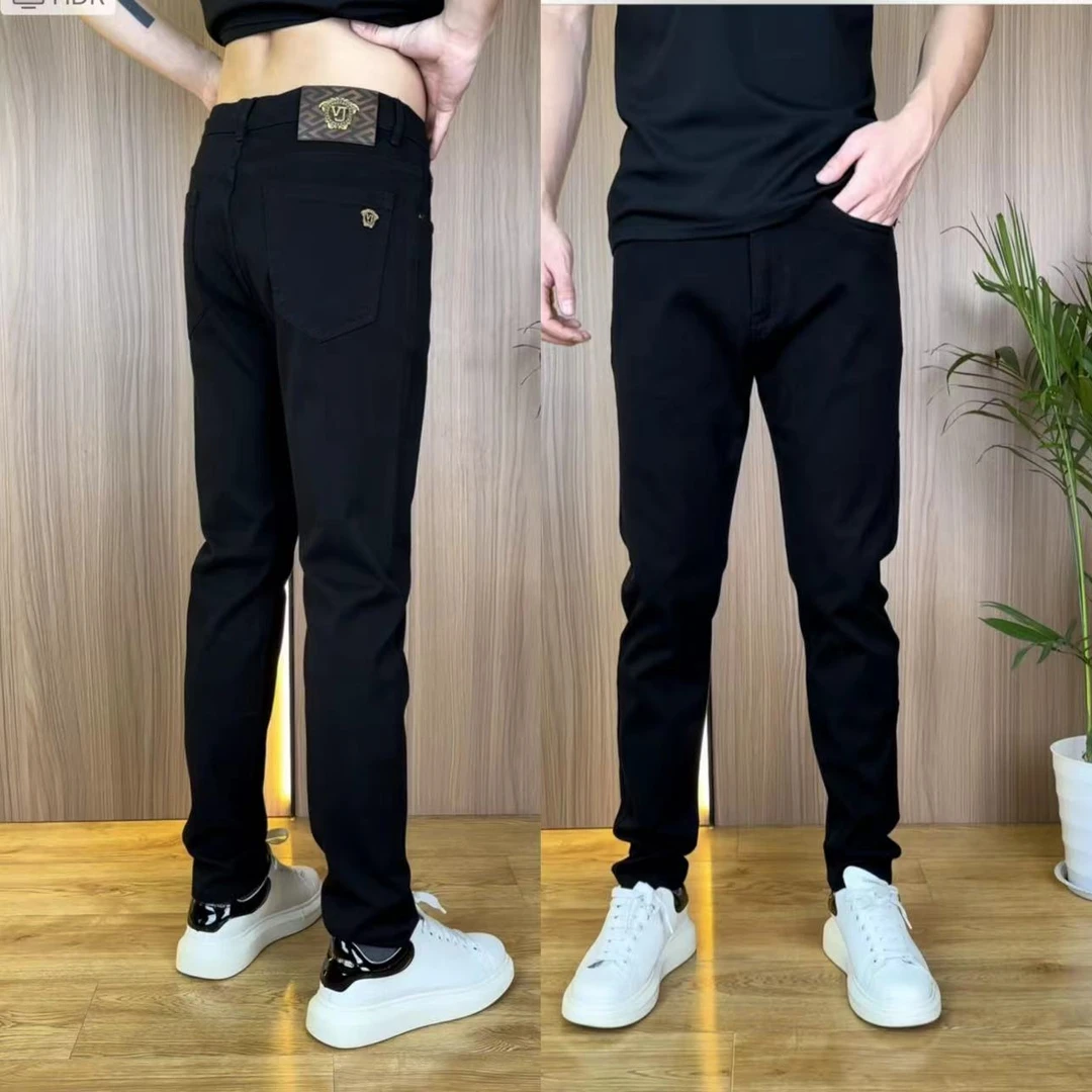 N03欧货轻奢舒适黑牛休闲牛仔裤