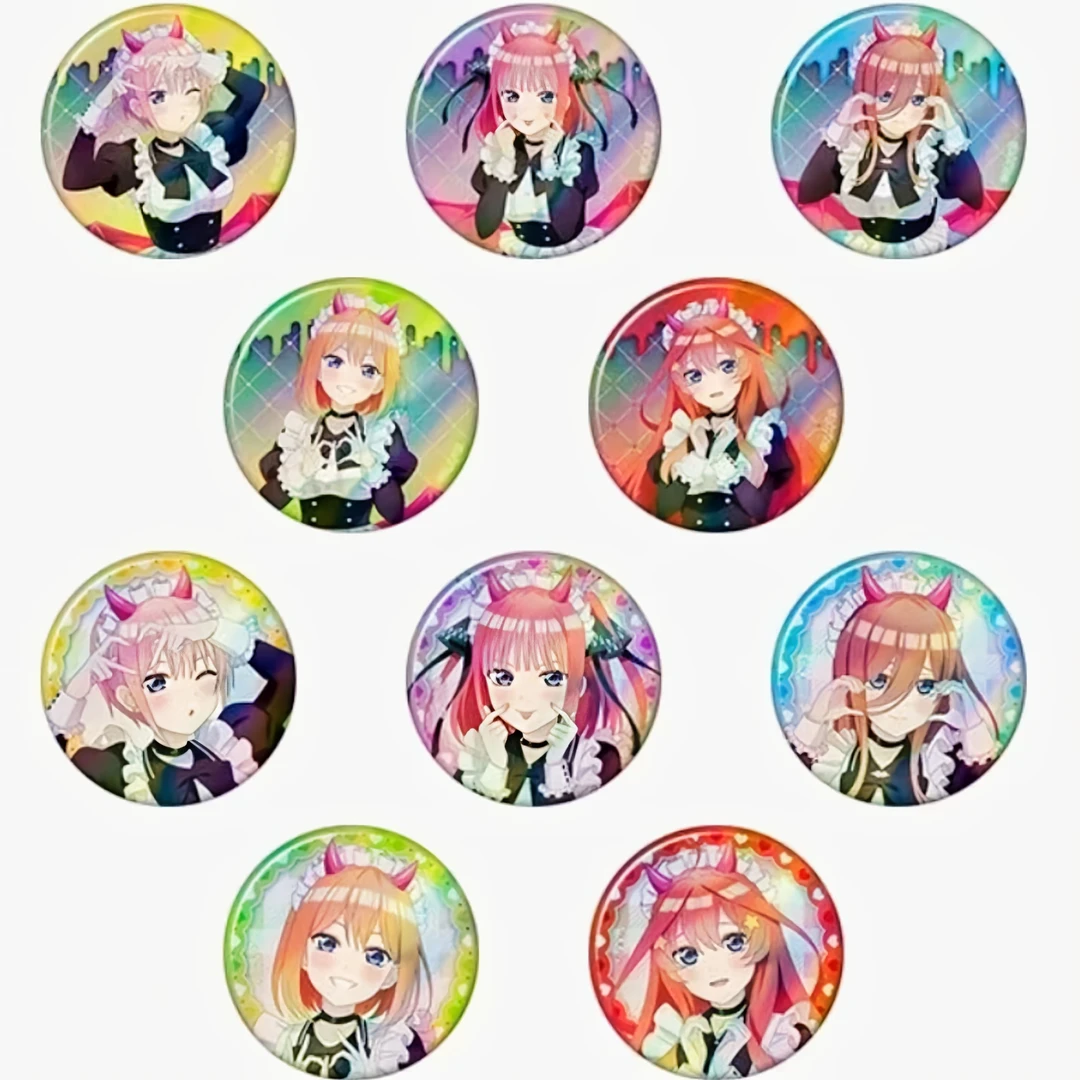 五等分的花嫁 日谷正版 五周年小恶魔女仆吧唧徽章盲盒
