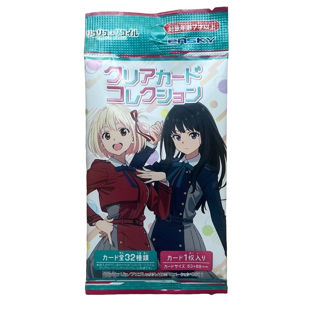 莉可丽丝Lycoris Recoil石蒜日本正版ENSKY收藏卡透卡盲盒卡牌
