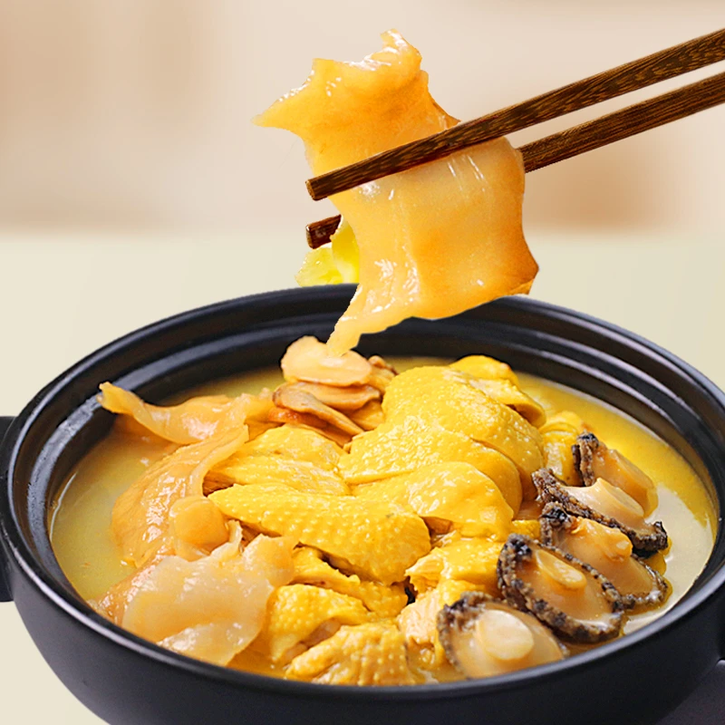 花尾渡浓汤鲍鱼花胶鸡年货盆菜新年夜饭送礼盒1500克