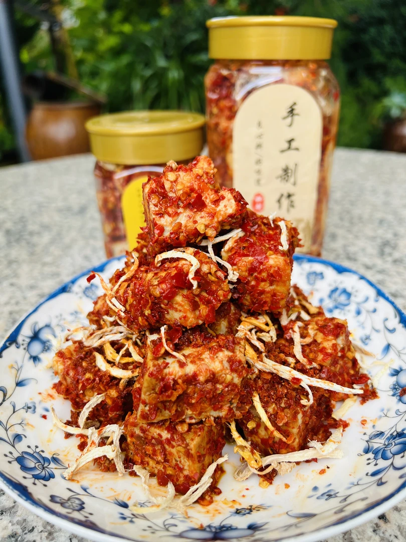 湖南特产阿莲手工制作家乡霉豆腐