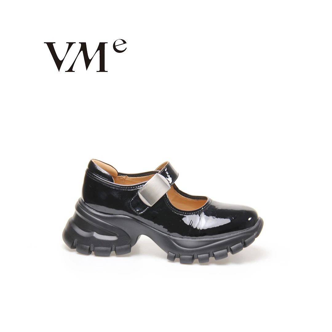 VME/舞魅25升级时尚百搭休闲复古厚底圆头玛丽珍单鞋【VS25C2501】