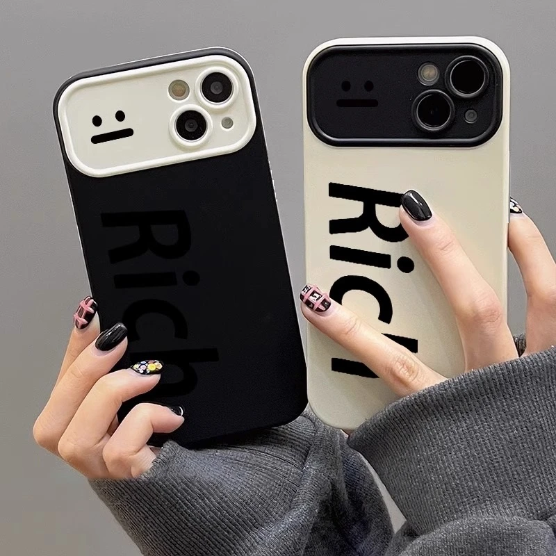 高级Rich大视窗iPhone13promax苹果14手机壳12防摔11简约7/8软xr