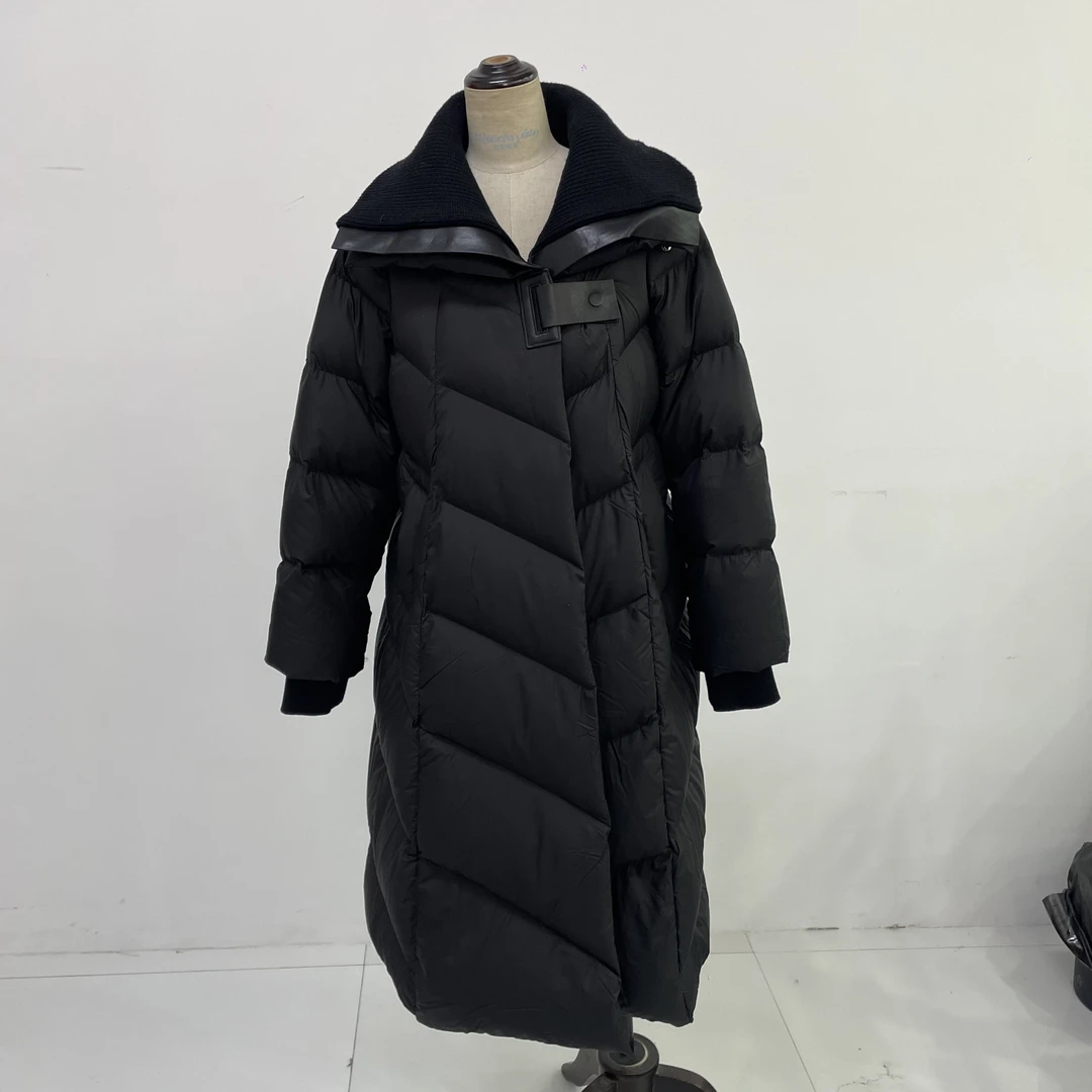 【LJWM】长款白鹅绒羽绒服 1816