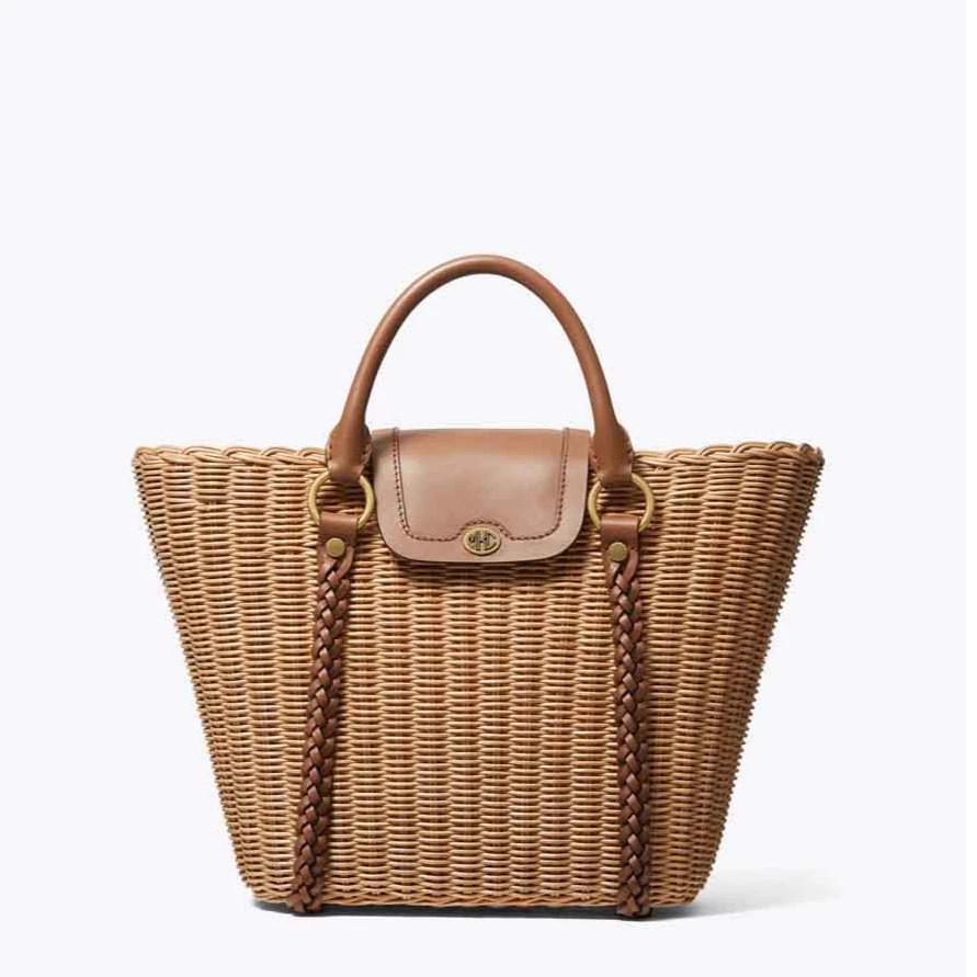 全新未使用 MICHAELKORS/迈克高仕 Roberta 编织包托特手提包