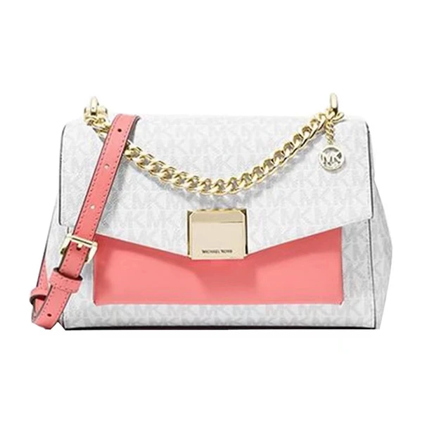 全新未使用 MICHAEL KORS/迈克高仕 Lita 中号皮质单肩包